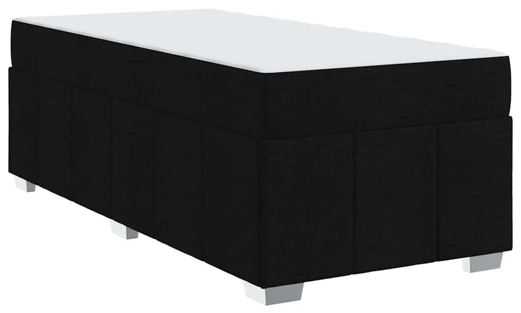 Estrutura da Cama Preto 90 x 190 cm tecido