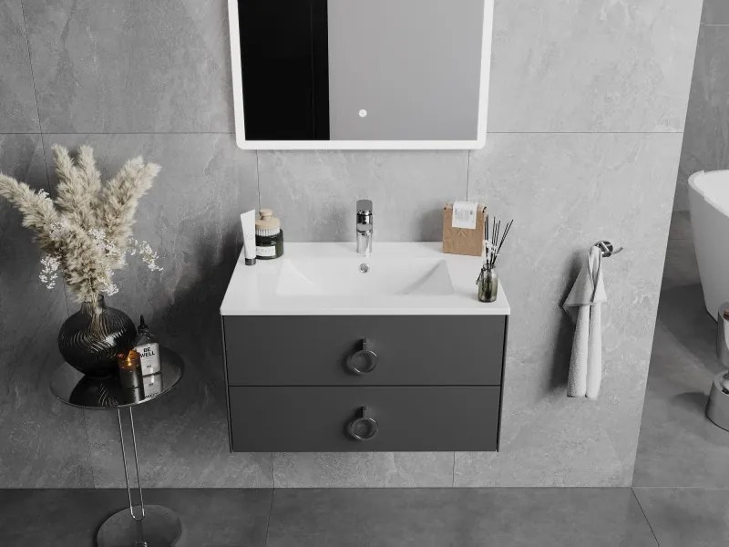 Mexen Atena lavatório embutido no balcão 71 x 46 cm, branco - 25017000