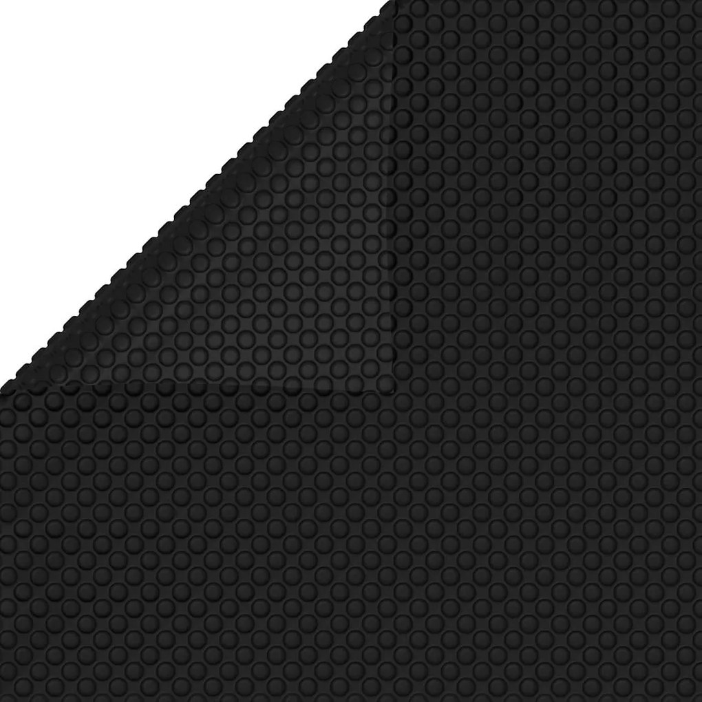 Cobertura retangular para piscina 1000x600 cm PE preto