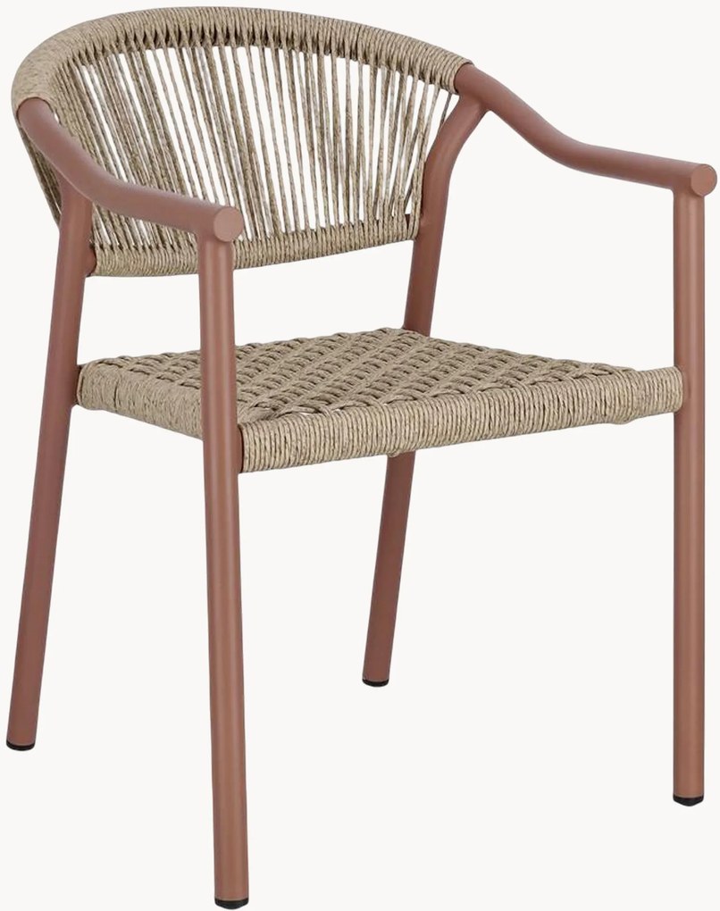 Cadeiras de jardim com apoio para os braços Canarias, conjunto de 4