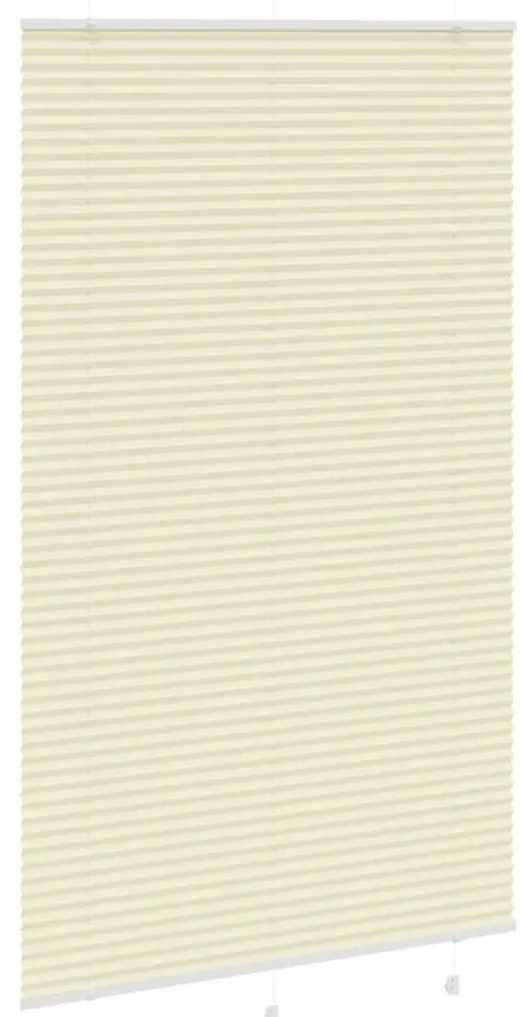 Plissado Cego Creme 120x200 cm Largura Tecido 119,4cm Poliéster