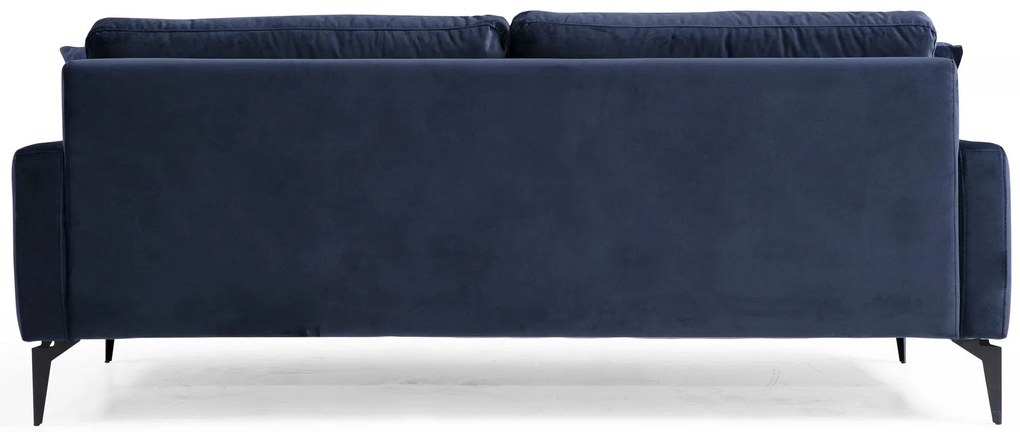 Sofá de 3 Lugares Papira – Azul Marinho – 205x90x88 cm