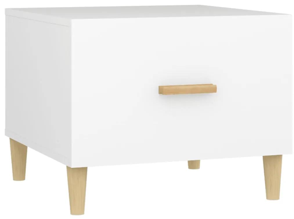 Mesa de centro 50x50x40 cm madeira processada branco