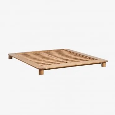 Cama Em Madeira De Manga Mariselina Madeira De Manga & 200 X 200 Cm - Sklum