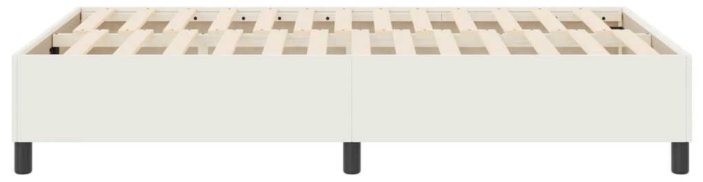 Cama Box Spring vidaXL Creme 120x200 cm Tecido de Corduroy