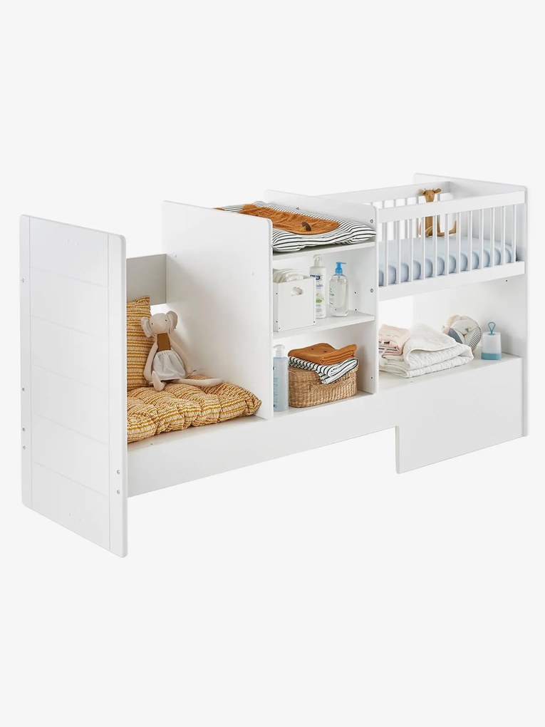 Agora -15%: Cama de bebé, 4 em 1, Evolunid branco