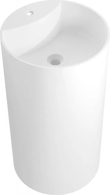 Mexen Ajax-02 lavatório independente de conglomerado 45 x 45 cm, branco mate - 26514500