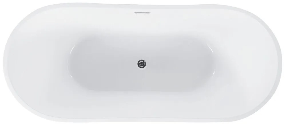 Banheira autónoma em acrílico vermelho 150 x 75 cm ANTIGUA Beliani