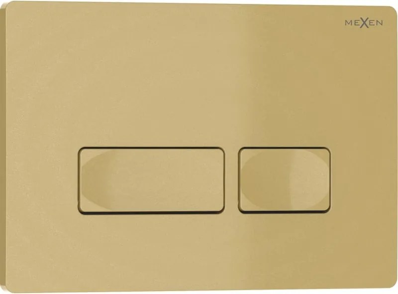 Mexen Tex 04 botão de descarga, dourado - 6104-06