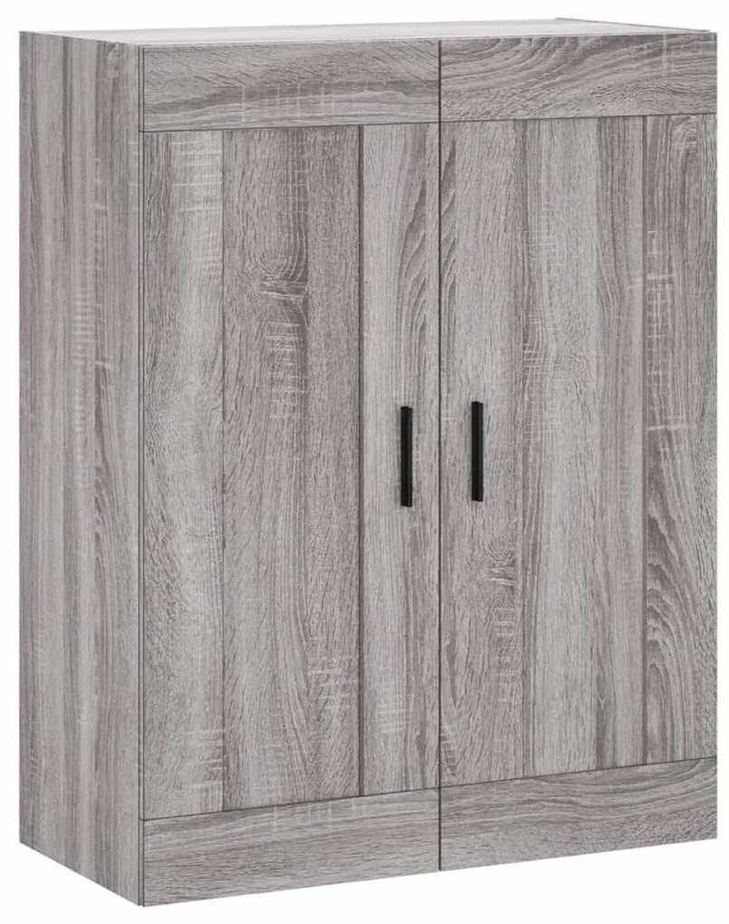 Móveis de parede 2 pcs derivados de madeira cinzento sonoma
