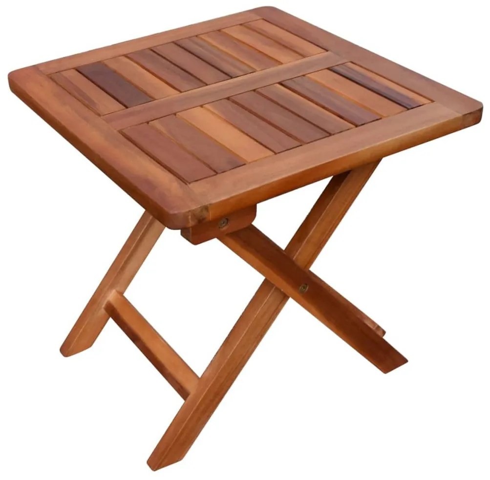Espreguiçadeira com mesa madeira acácia maciça