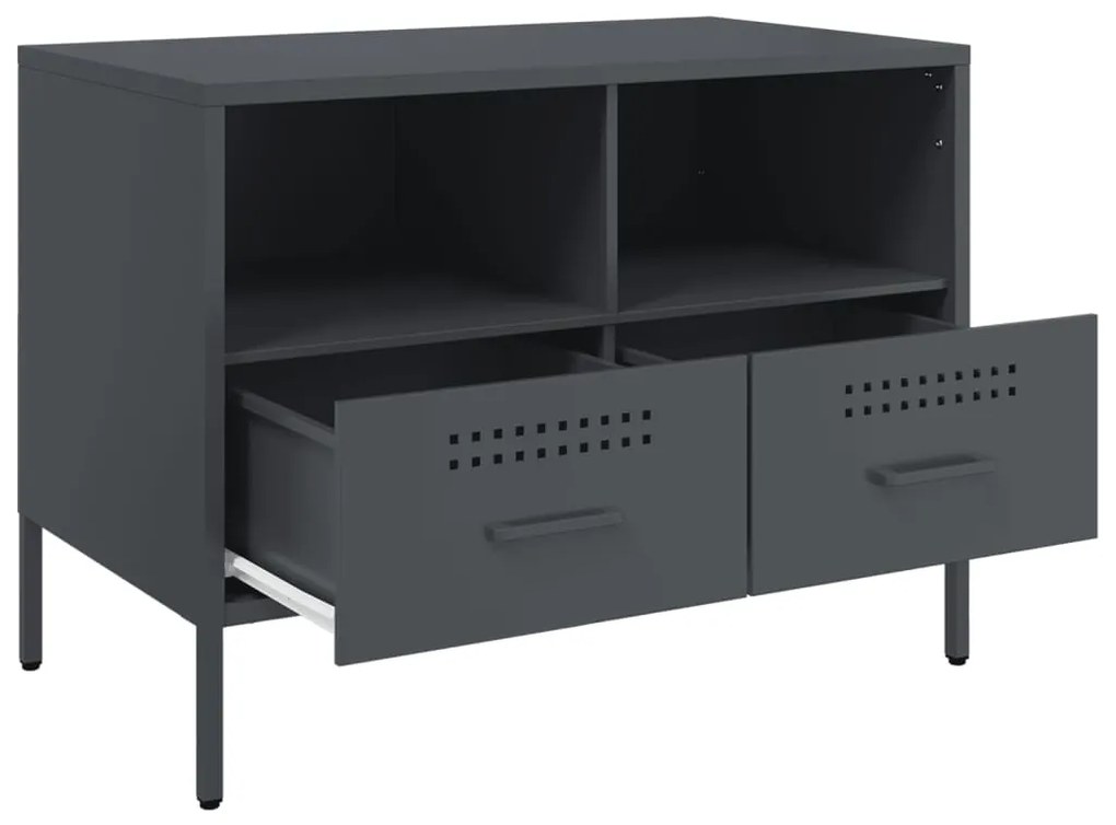 Móvel de TV 68x39x50,5 cm aço antracite