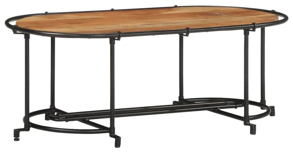 Mesa de centro 110x55x40 cm madeira de acácia maciça