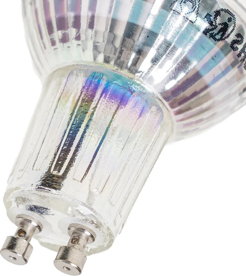 Conjunto de 5 lâmpadas LED GU10 50 reguláveis 3,9W 450 lm 3000K Longlife