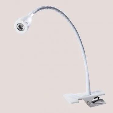 Candeeiro LED com mola Turs Branco - Sklum