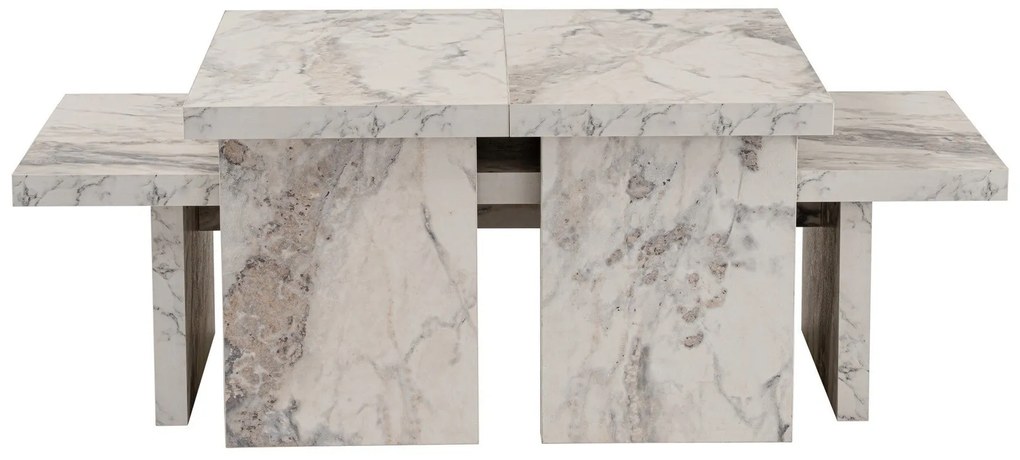 Mesa de Café Sanctuary - Mármore Freesia - 110x39,3x45 cm