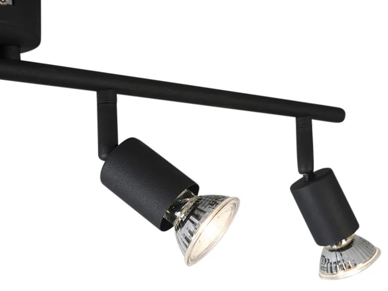 LED Candeeiro de teto preto lâmpada-WiFi GU10 4-luzes inclináveis - JEANY Moderno