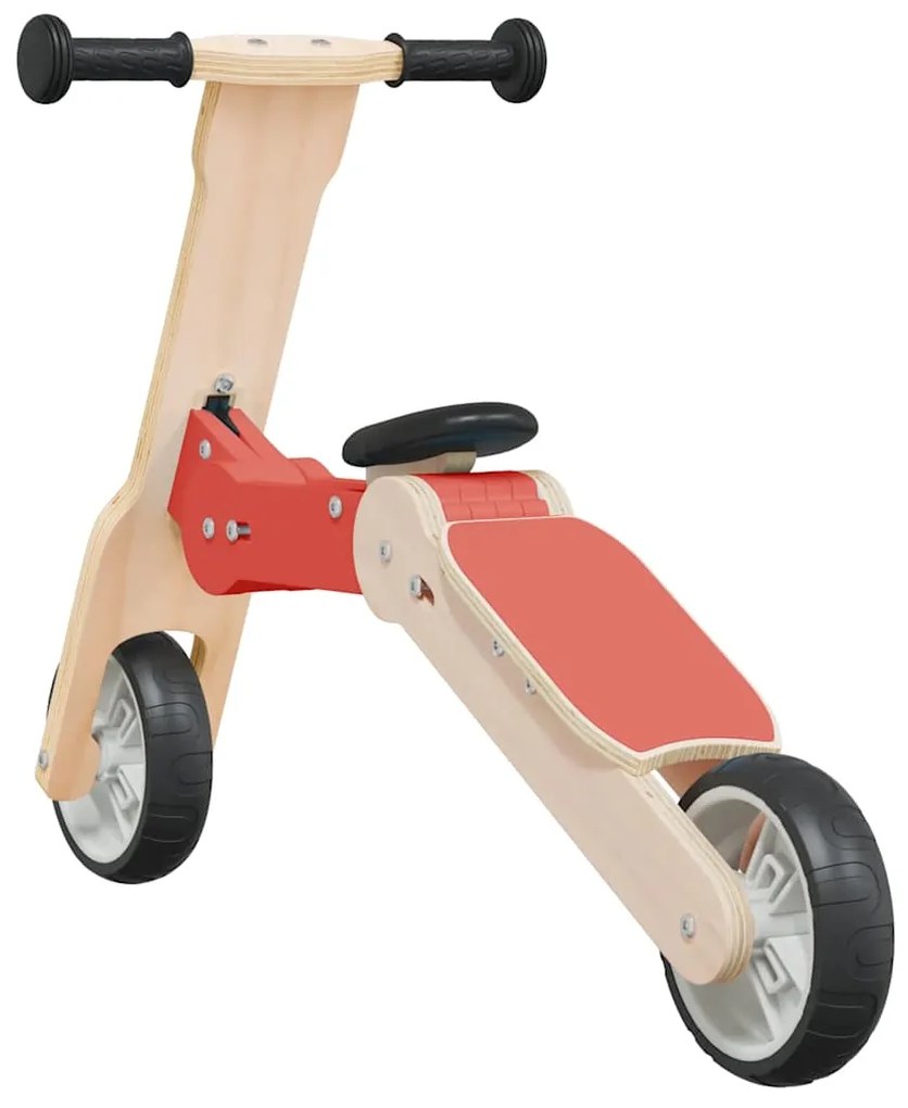 Trotinete para criança 2 em 1 vermelho