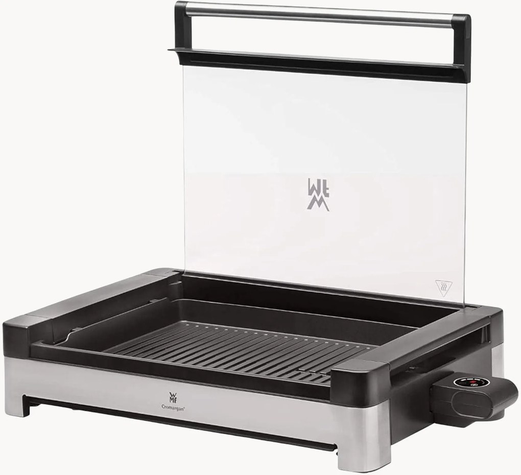 Grelhador elétrico de mesa com tampa de vidro Lono