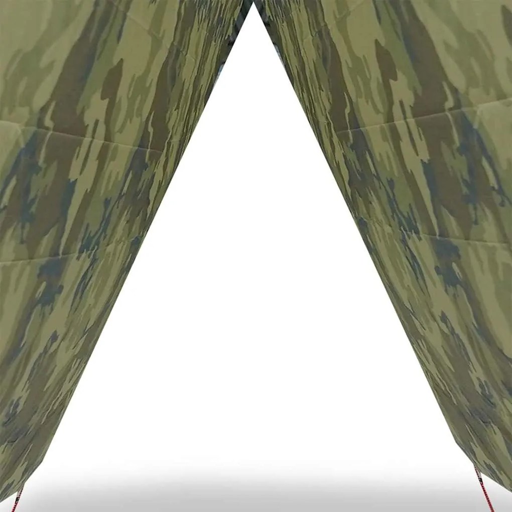 Lona de campismo 366x306 cm impermeável camuflagem