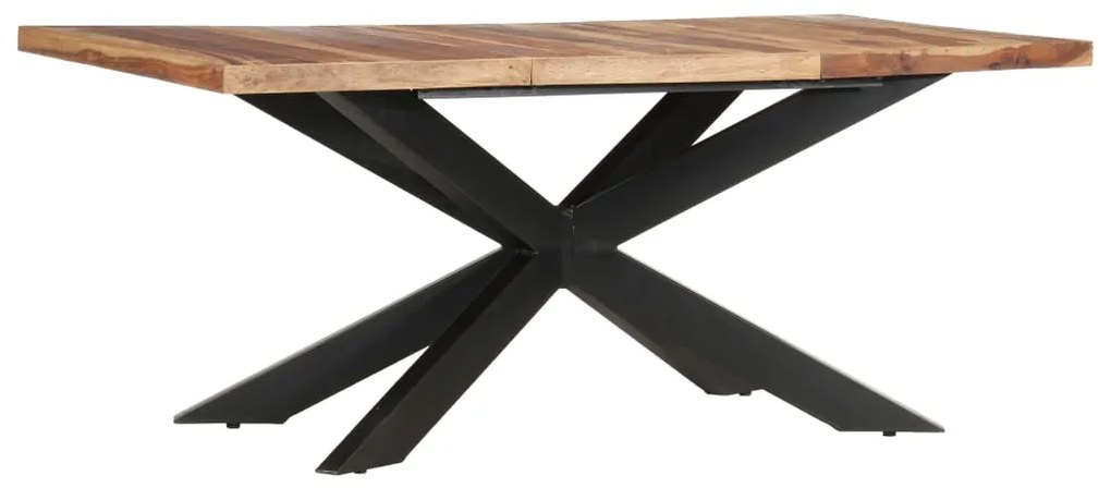 Mesa de jantar 180x90x76 cm madeira de sheesham maciça