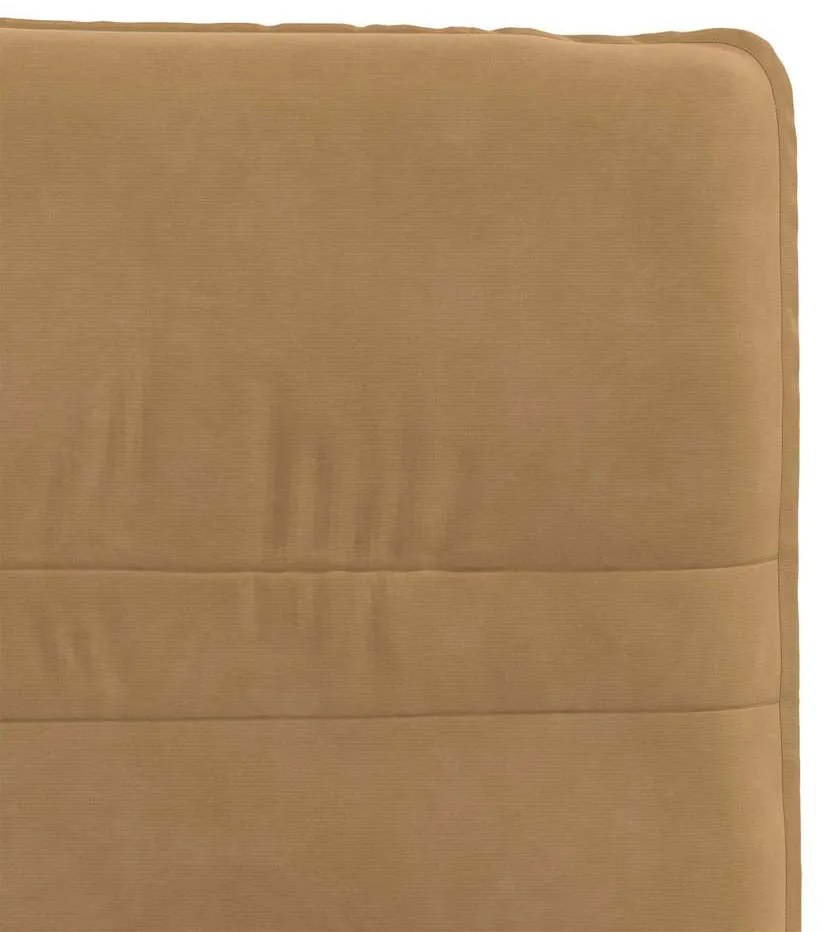 Cadeiras de jantar 2 pcs veludo castanho