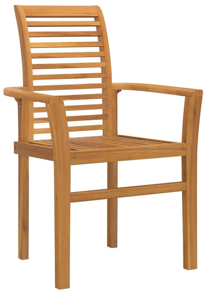 Conjunto de Jantar para o Jardim com 5 peças em Madeira Sólida de Teak