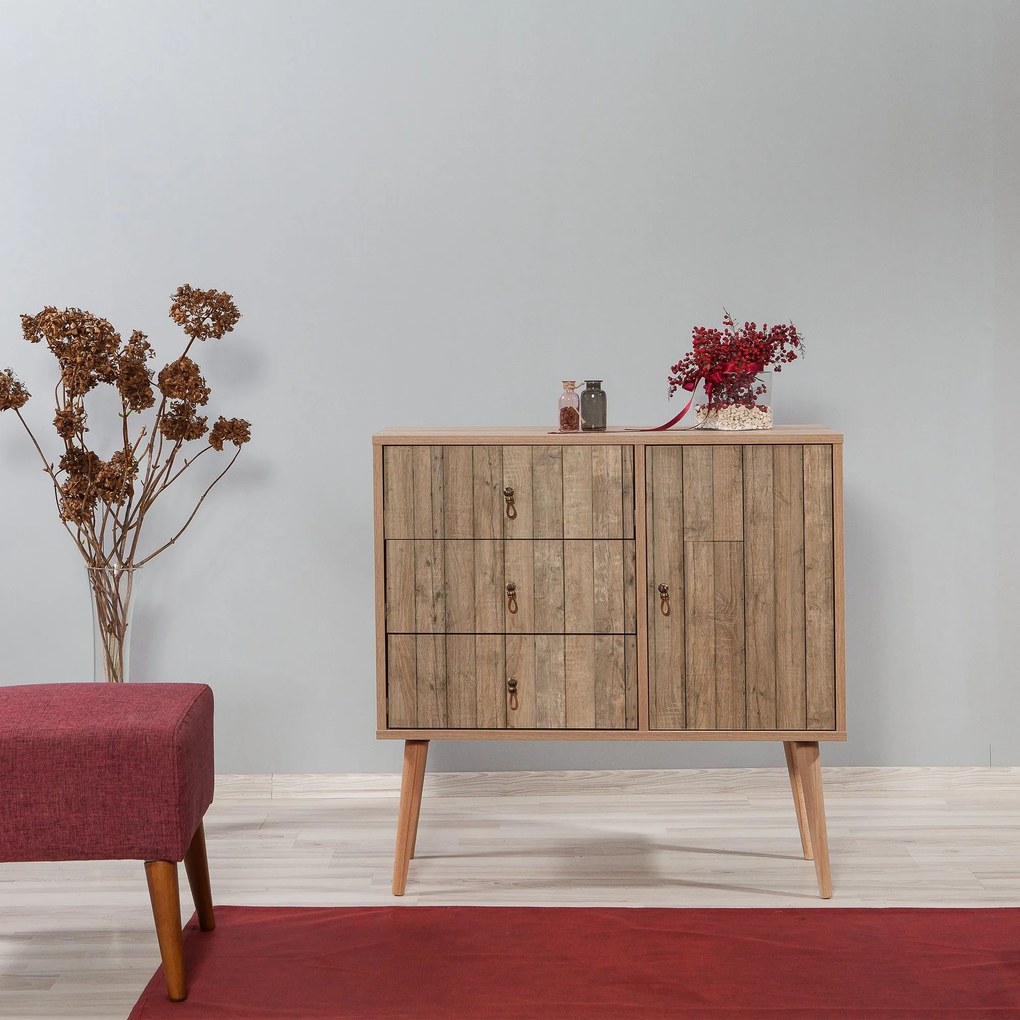 Cómoda Verybox – Carvalho Sonoma – 90x90x40 cm