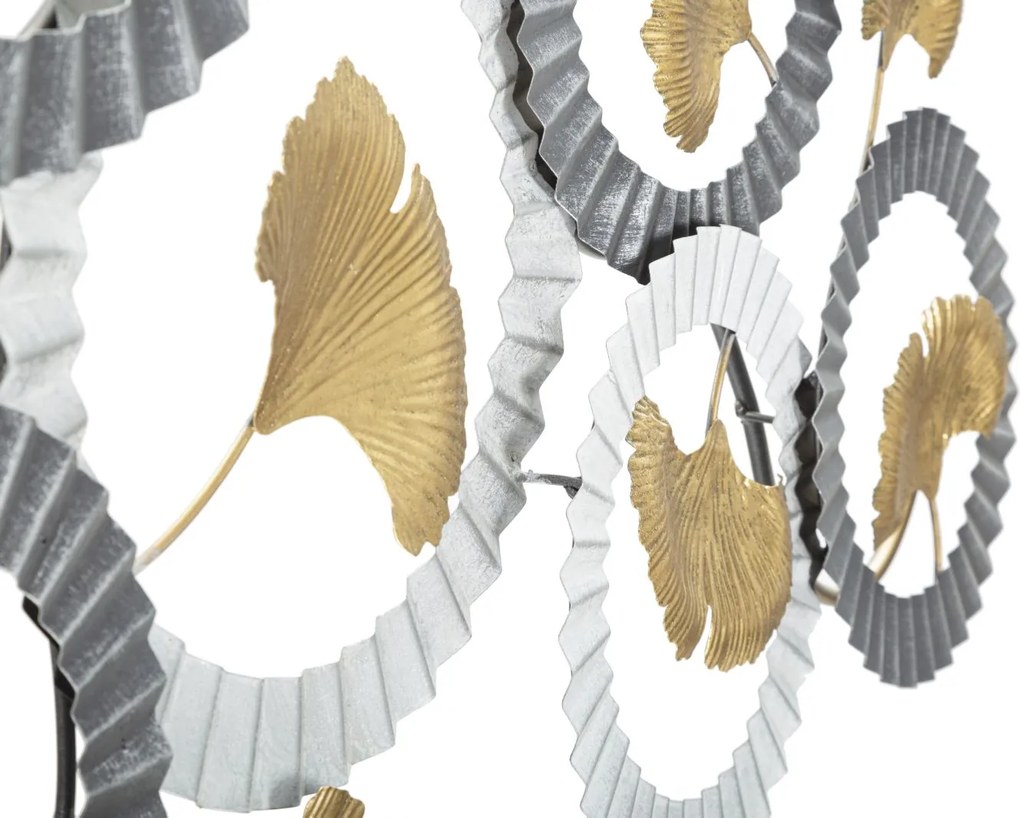 PAINEL DE PAREDE DE FERRO 3D ARTY -A- CM 126X5X58 MULTICOLOR