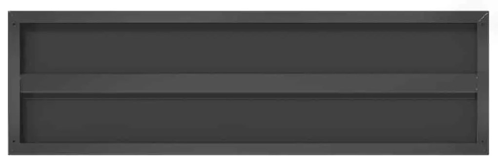 Prateleiras de parede 2 pcs 100x30x3 cm aço inoxidável prateado