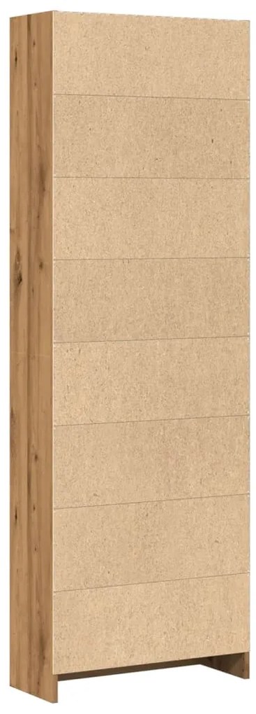 Estante 60x24x176 cm derivados de madeira carvalho artisiano