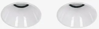 Pack De 2 Downlights Led Embutidos Sem Moldura Trimless Redondos Ø3,6 Cm Em Alumínio Orelva Branco & Branco Cálido 2700k & 3 W & 19º - Sklum