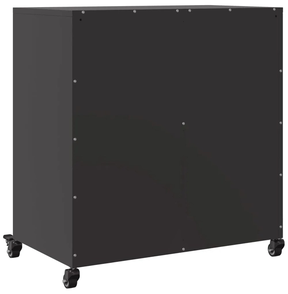 Aparador 68x39x72 cm aço preto