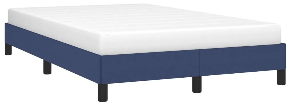 Estrutura de cama sem colchão 120x200 cm tecido azul