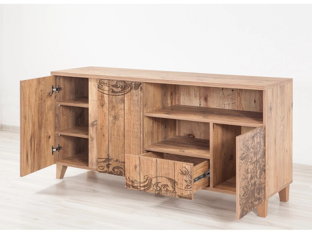 Móvel para TV Marina – Pinho Atlântico – 160x65x45 cm