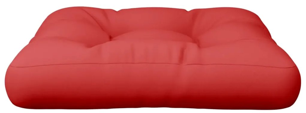 Almofadão para paletes 58x58x10 cm tecido vermelho