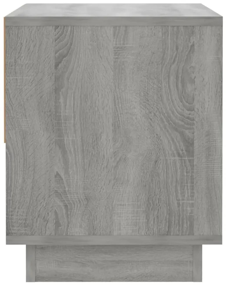 Mesas de cabeceira 2 pcs derivados de madeira sonoma cinza