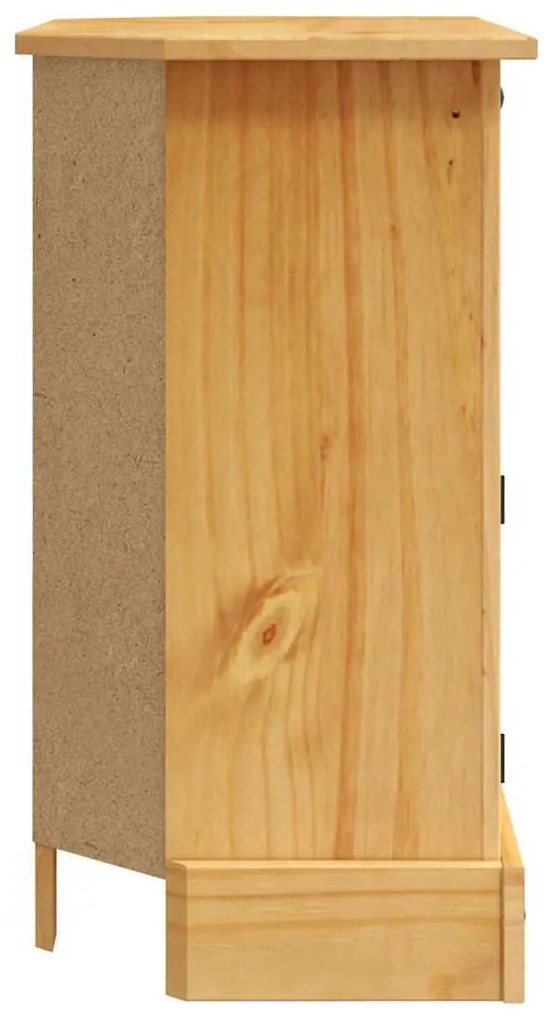 Mesa consola Corona Range em pinho mexicano 80x43x78 cm