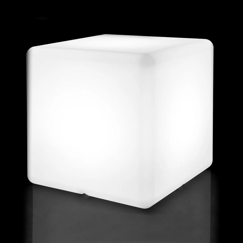 Cubo Decorativo Com Luz Branco 40X40X40CM