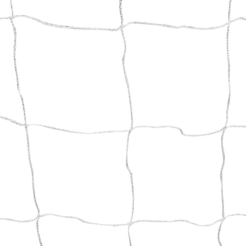 Balizas de futebol com redes 2 pcs aço 240x90x150 cm