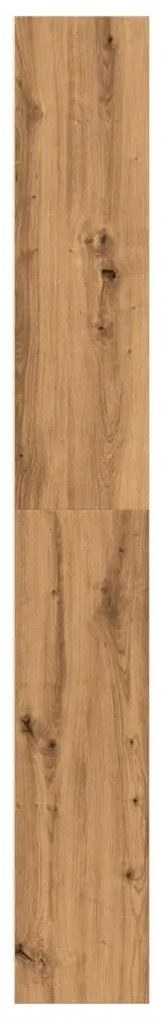 Estante 80x24x176 cm derivados de madeira carvalho artisiano