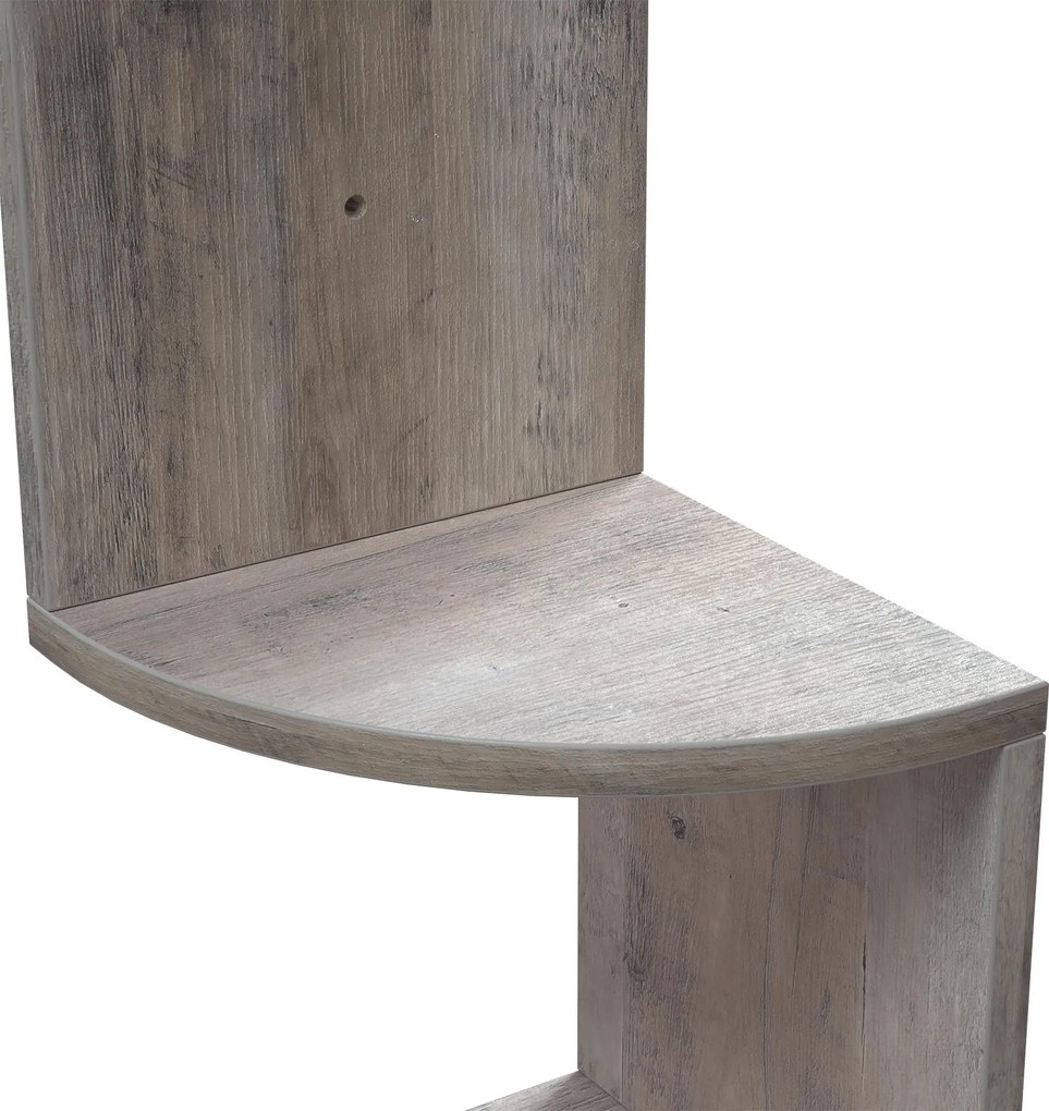 Prateleira de canto 20 x 20 x 127,5 cm Greige