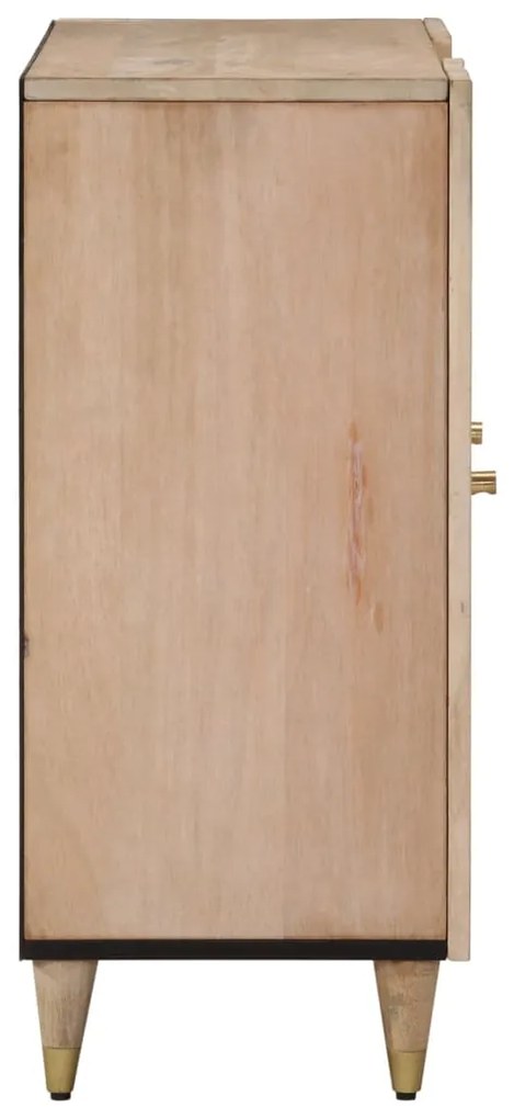 Móvel de apoio 90x33x75 cm madeira de mangueira maciça