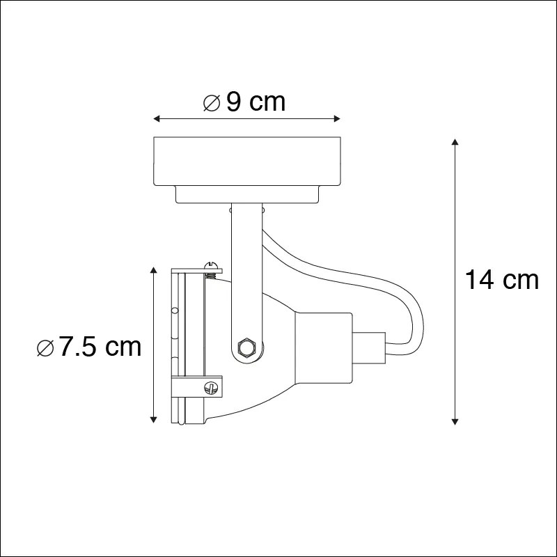 LED Foco inteligente castanho enferrujado com Wi-Fi GU10 - Sorra Industrial
