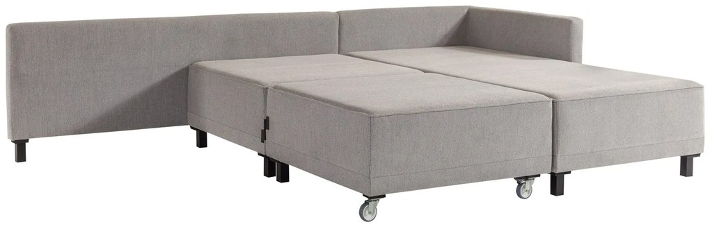 Sofá-Cama de Canto Matris – Cinzento – 285 x 90 x 192 cm