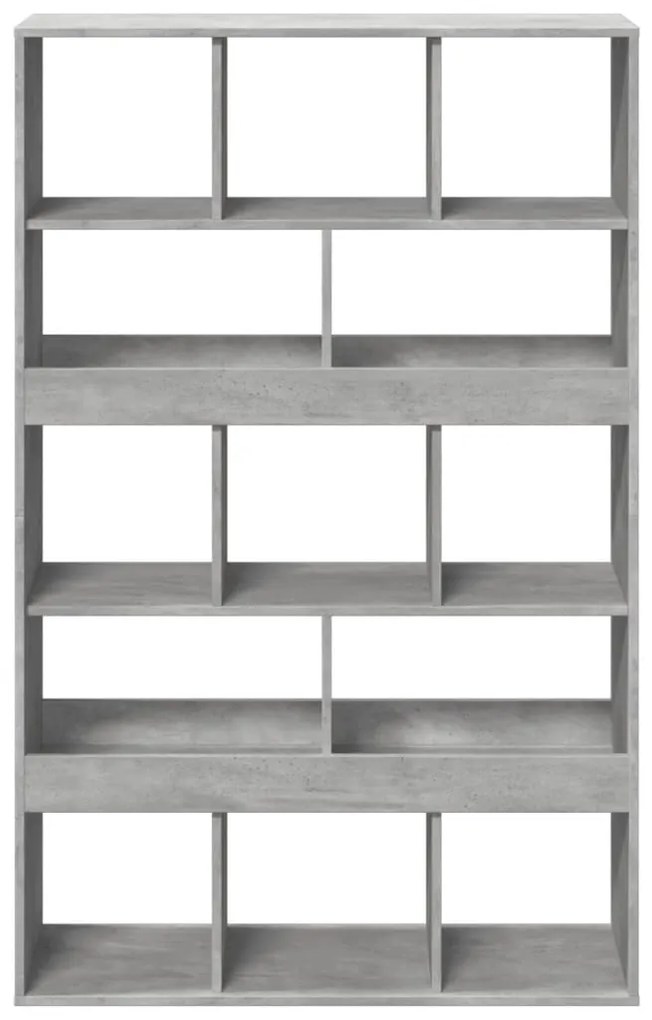 Estante 100x33x156,5 cm derivados de madeira cinzento cimento
