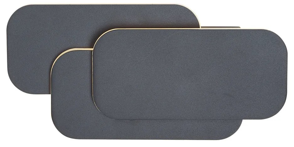 Candeeiro de Parede Moderno Preto Incl. LED Regulável em 3 Níveis - Dias Moderno