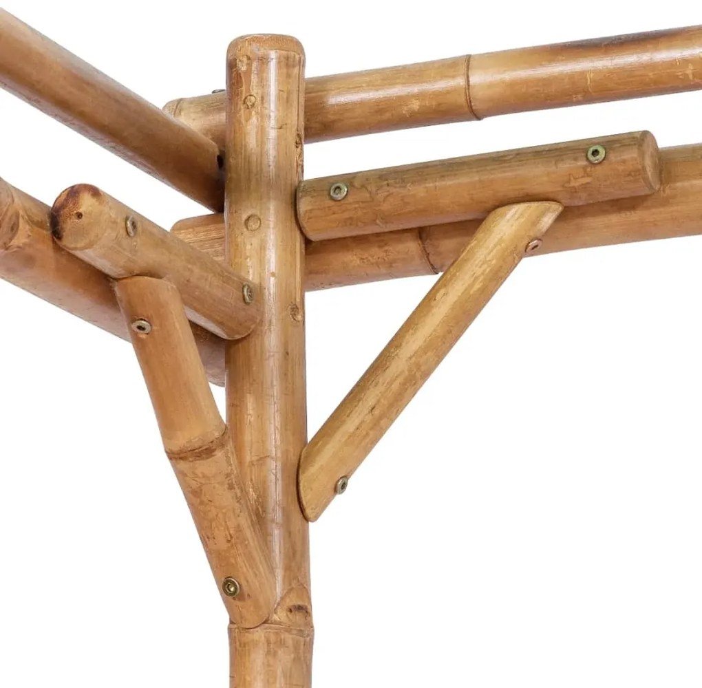 Pérgola de bambu 170x170x220 cm