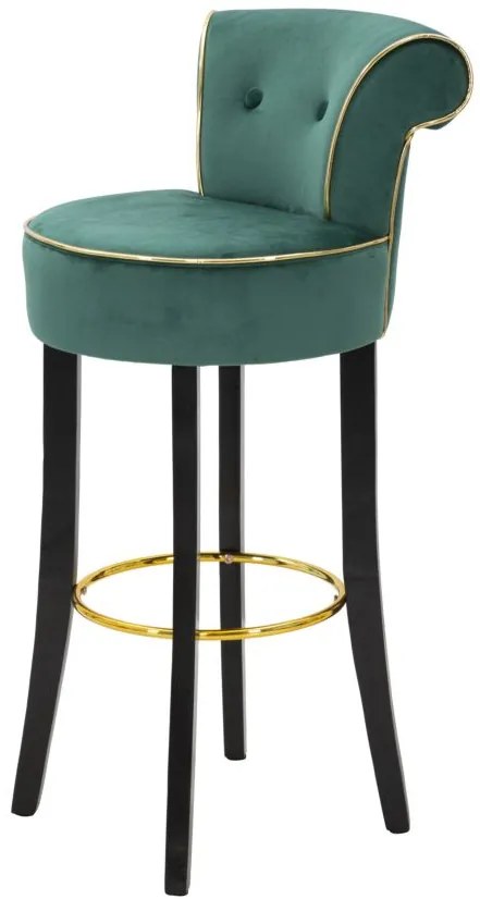 BANCO DE BAR LUXY 46X48X96 CM VERDE