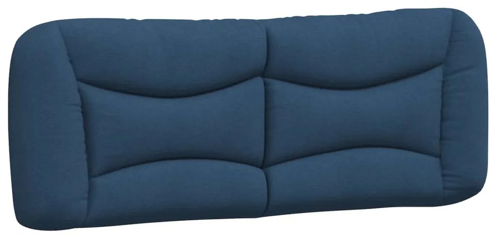 Estrutura de cama sem colchão 120x200 cm tecido azul